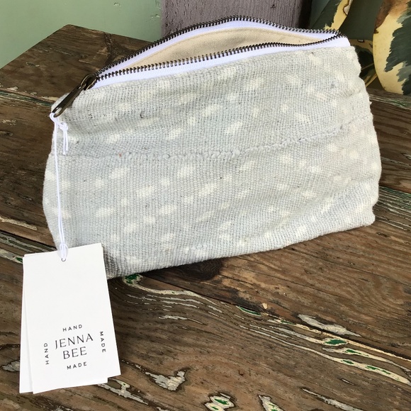 Jenna Bee Handbags - NWT Jenna Bee mudcloth BAG pouch handmade